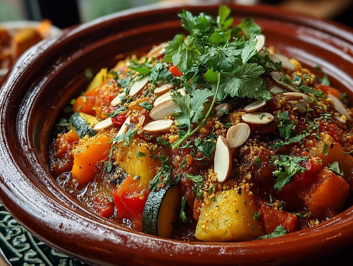 Aromenreicher Marokkanischer Gemuse Tagine