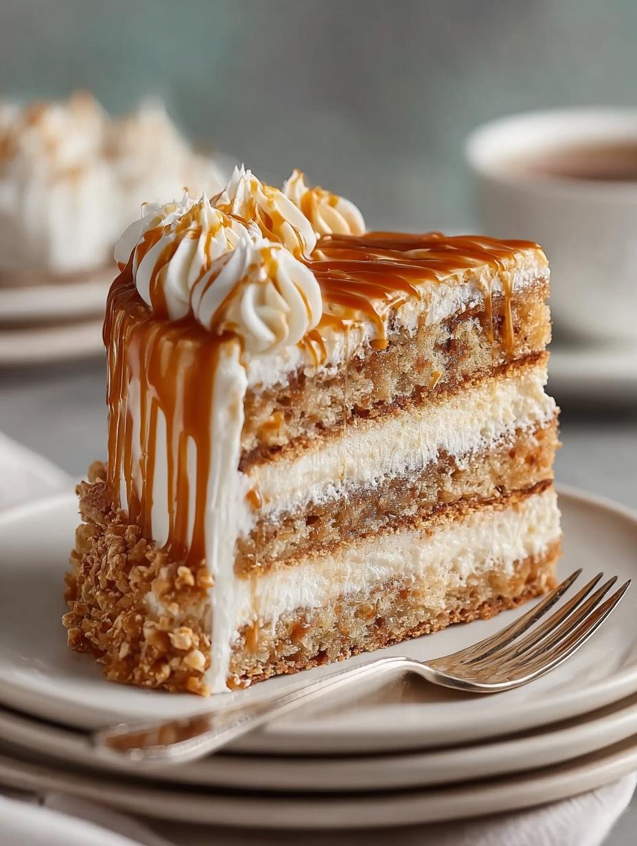 Caramel Crunch Cake