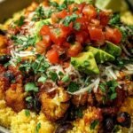 Cauliflower Fiesta Burrito Bowls