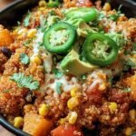 Ein Topf Mexikanische Quinoa