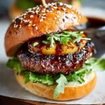 Hawaiian Teriyaki Burgers with