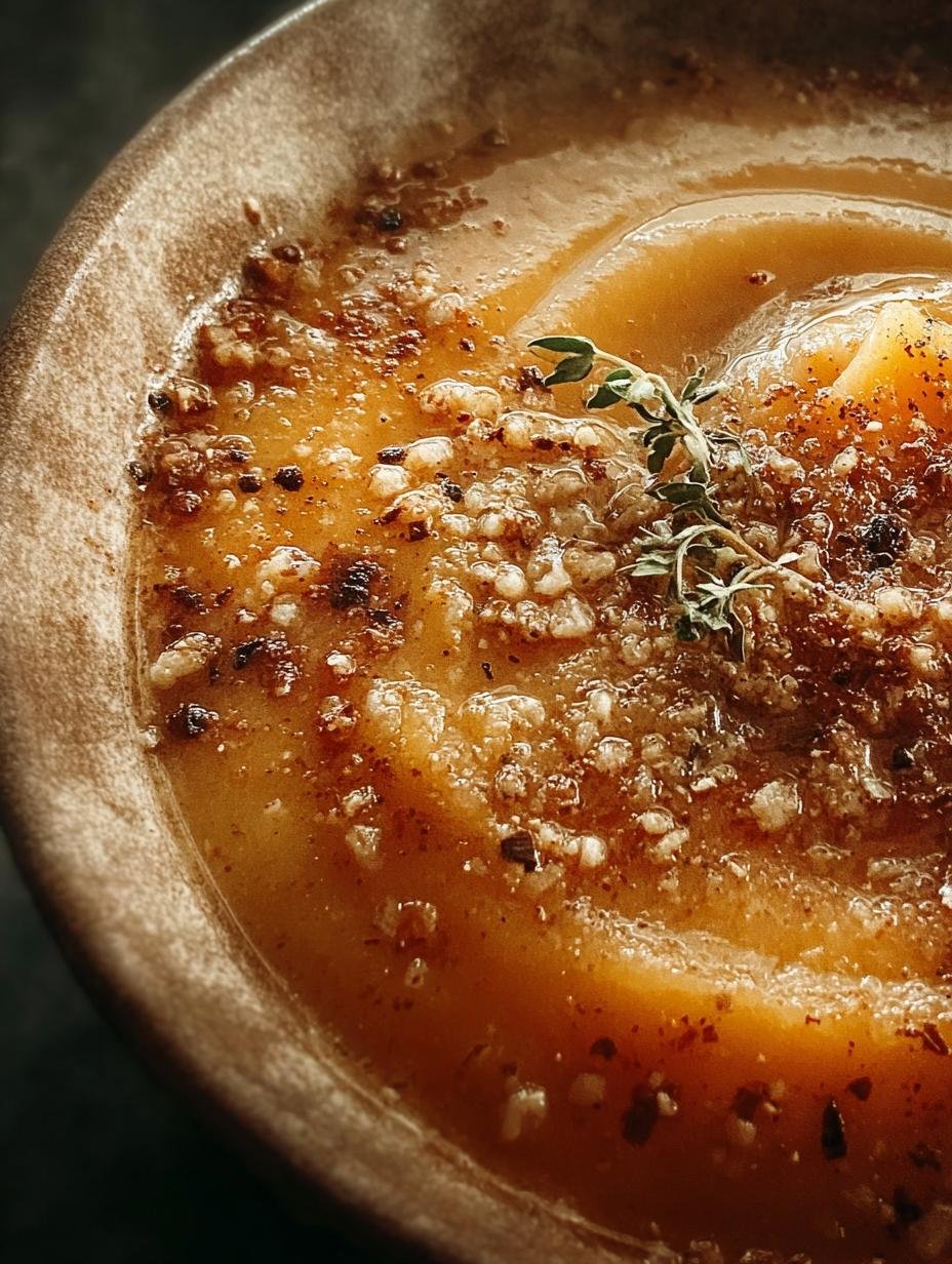 Romige Herfst Kartoffelsuppe: Een Warme Omhelzing - Herbst Kartoffelsuppe - kom met croutons en verse kruiden
