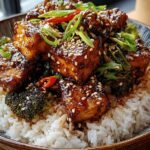 Herzhafter Teriyaki Tofu Wok