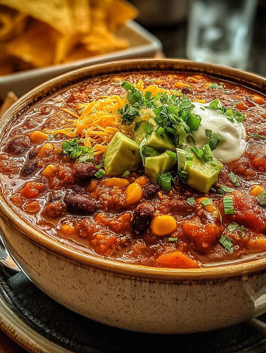 Herzhafter Veganer Chili Aus