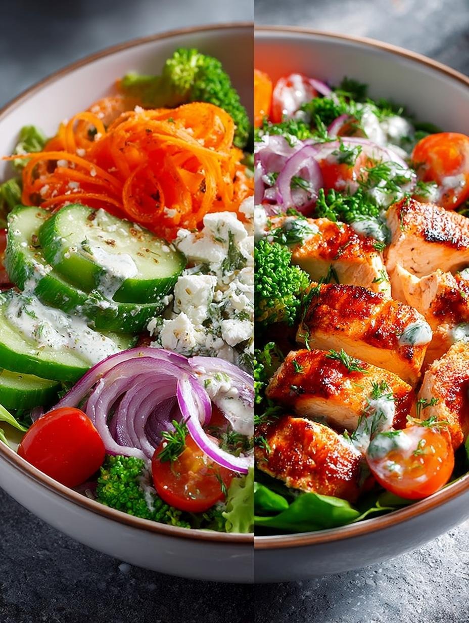 Kalorienarme Mittagessen Bowl Mit