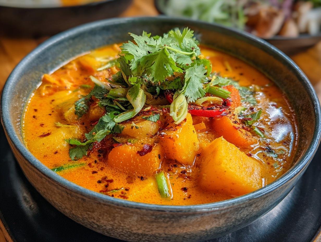 Kuerbis Curry Mit Kokosmilch