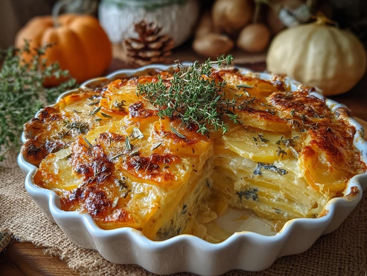 Heerlijk Pompoen Aardappel Gratin: 15 Min Tijd - Kuerbis Kartoffel Gratin Mit - additional detail