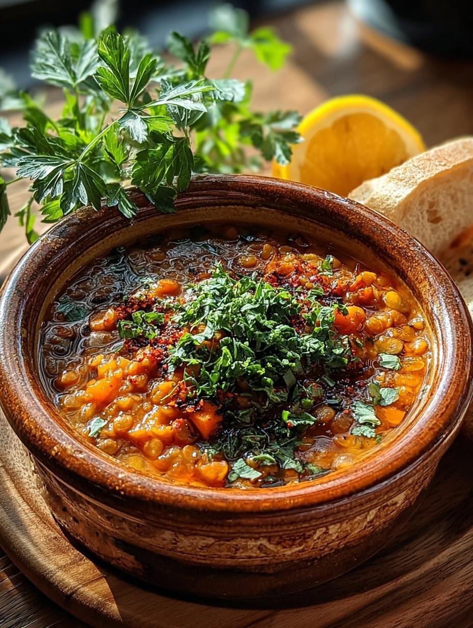 Marokkanische Gewurz Linsensuppe