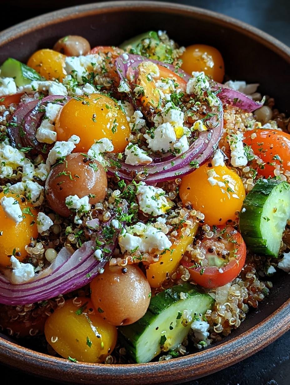 Verrukkelijke Mediterrane Quinoa Genuss in Één Kom - Mediterrane Quinoa Genuss Schalen - main visual representation