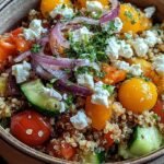 Mediterrane Quinoa Genuss Schalen