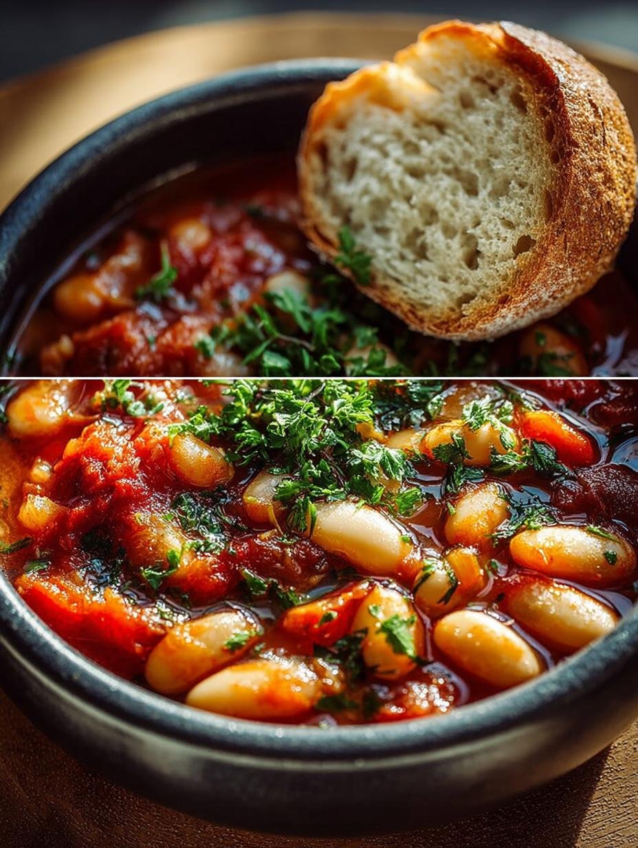Gezonde Mediterrane Bohneneintopf Bohnen Rezepte met verse kruiden en olijfolie
