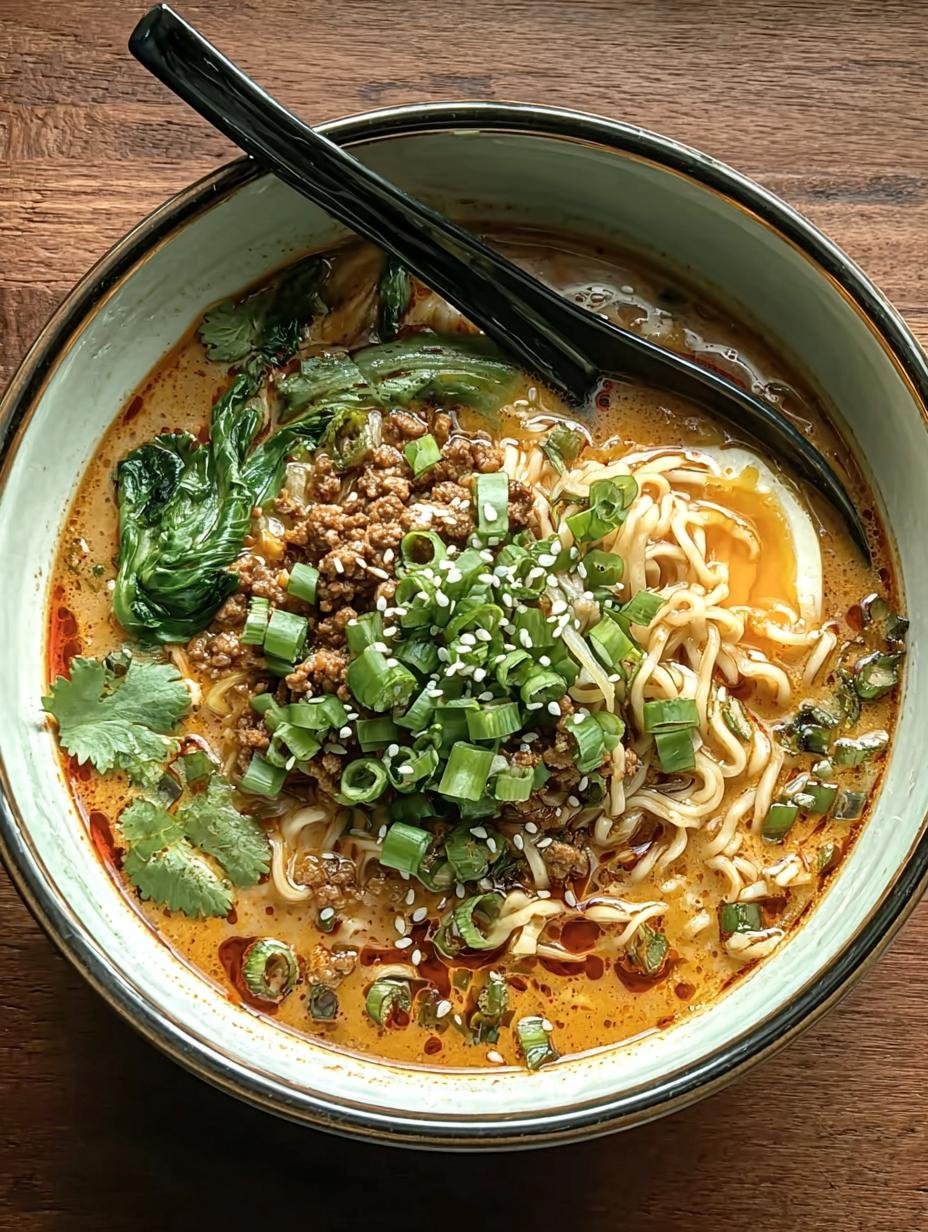 Miso Erdnuss Ramen: 20 Minuten wonder - Miso Erdnuss Ramen - main visual representation