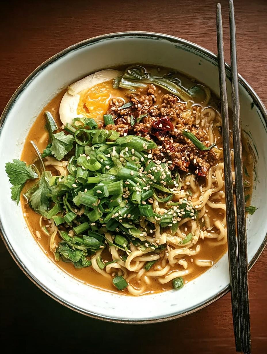 Miso Erdnuss Ramen: 20 Minuten wonder - Miso Erdnuss Ramen - additional detail