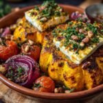 Ofenkuerbis Mit Feta