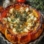 Ofenkuerbis Mit Feta