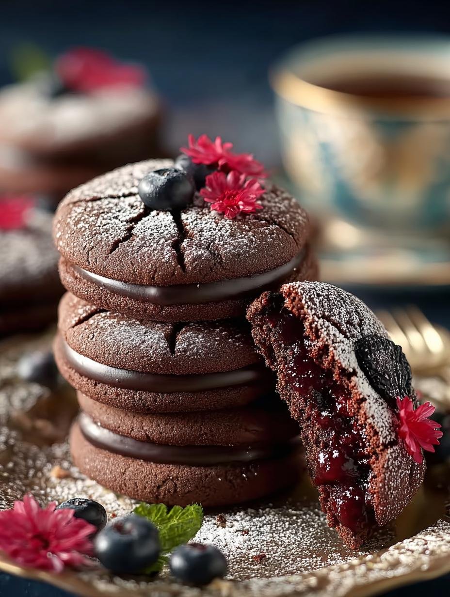 Ontdek 1 WONDER Schoko Cassis Spitzbuben recept - Schoko Cassis Spitzbuben - main visual representation