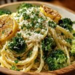 Spritzige Zitronen Knoblauch Pasta