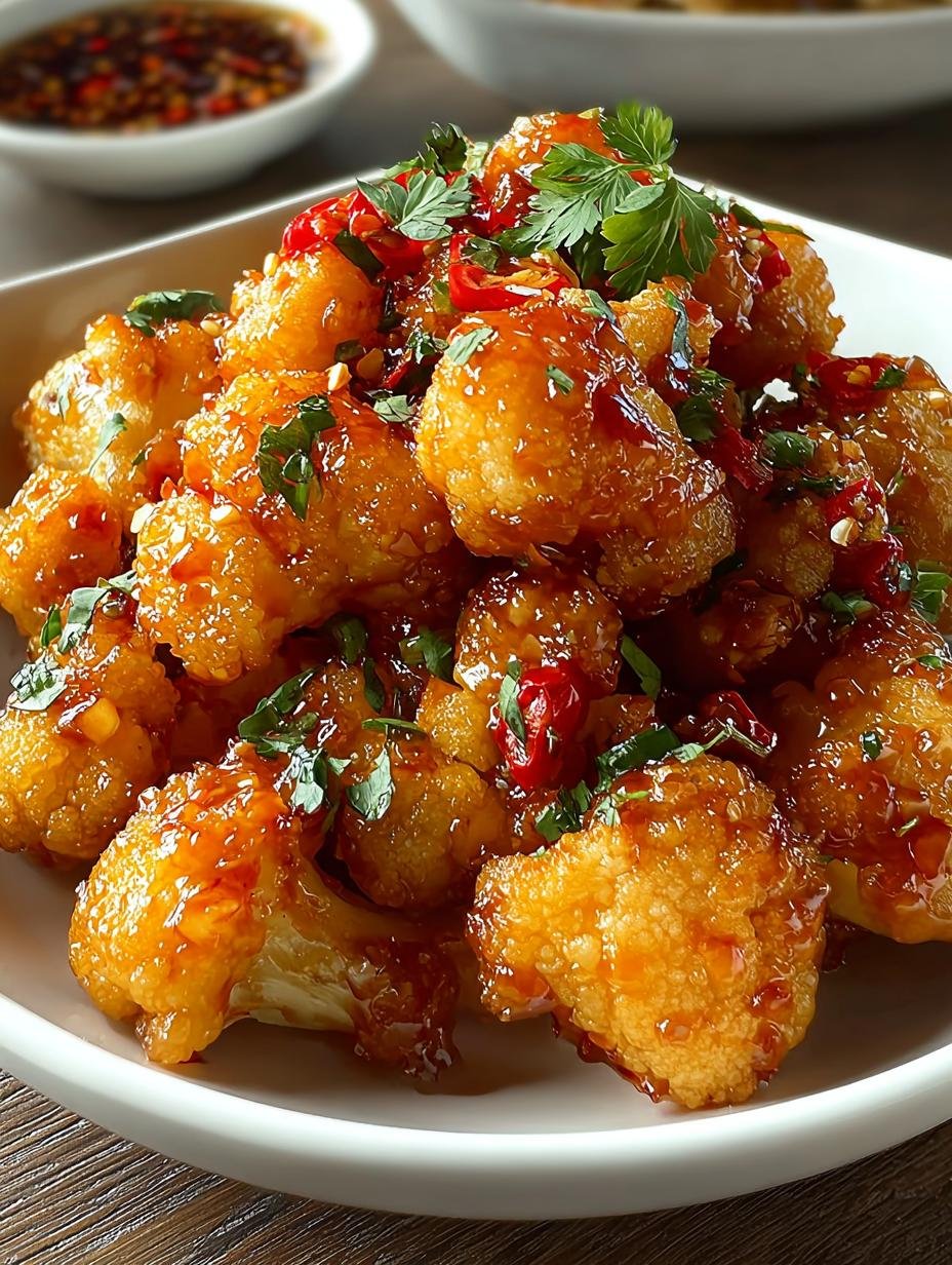 Sweet Chili Fried Cauliflower