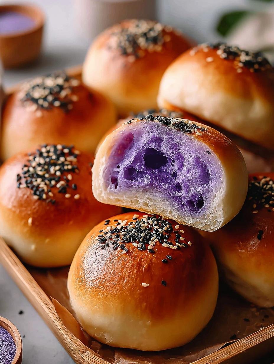 Verbluffende Paarse Ube Buns: 1 Gezond Recept! - Ube Buns - main visual representation