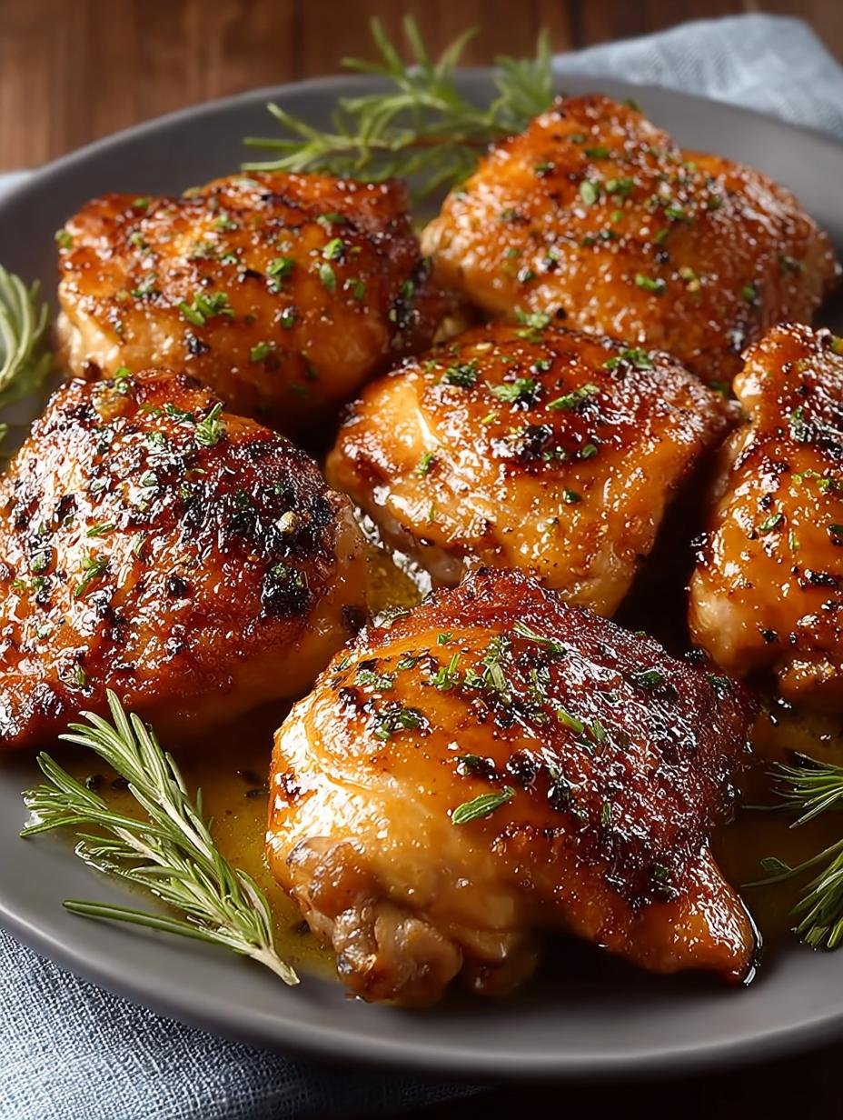 Baked Boneless Chicken Thighs