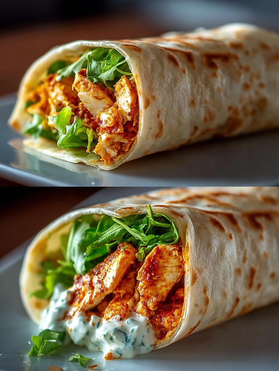 Buffalo Chicken Wraps For