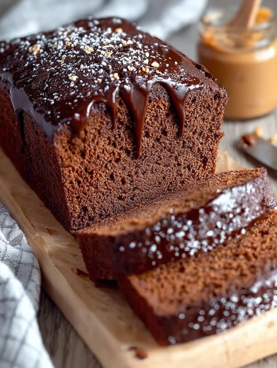 Fantastisch Chocolade Pindakaasbrood: 1 Geheel Geheim - Chocolate Peanut Butter Bread - additional detail