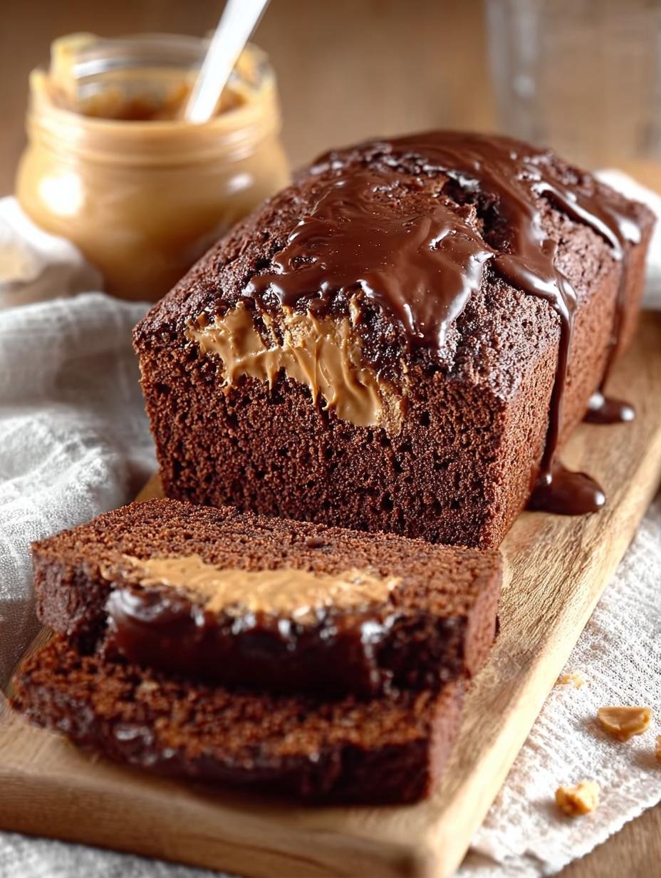 Chocolate Peanut Butter Bread