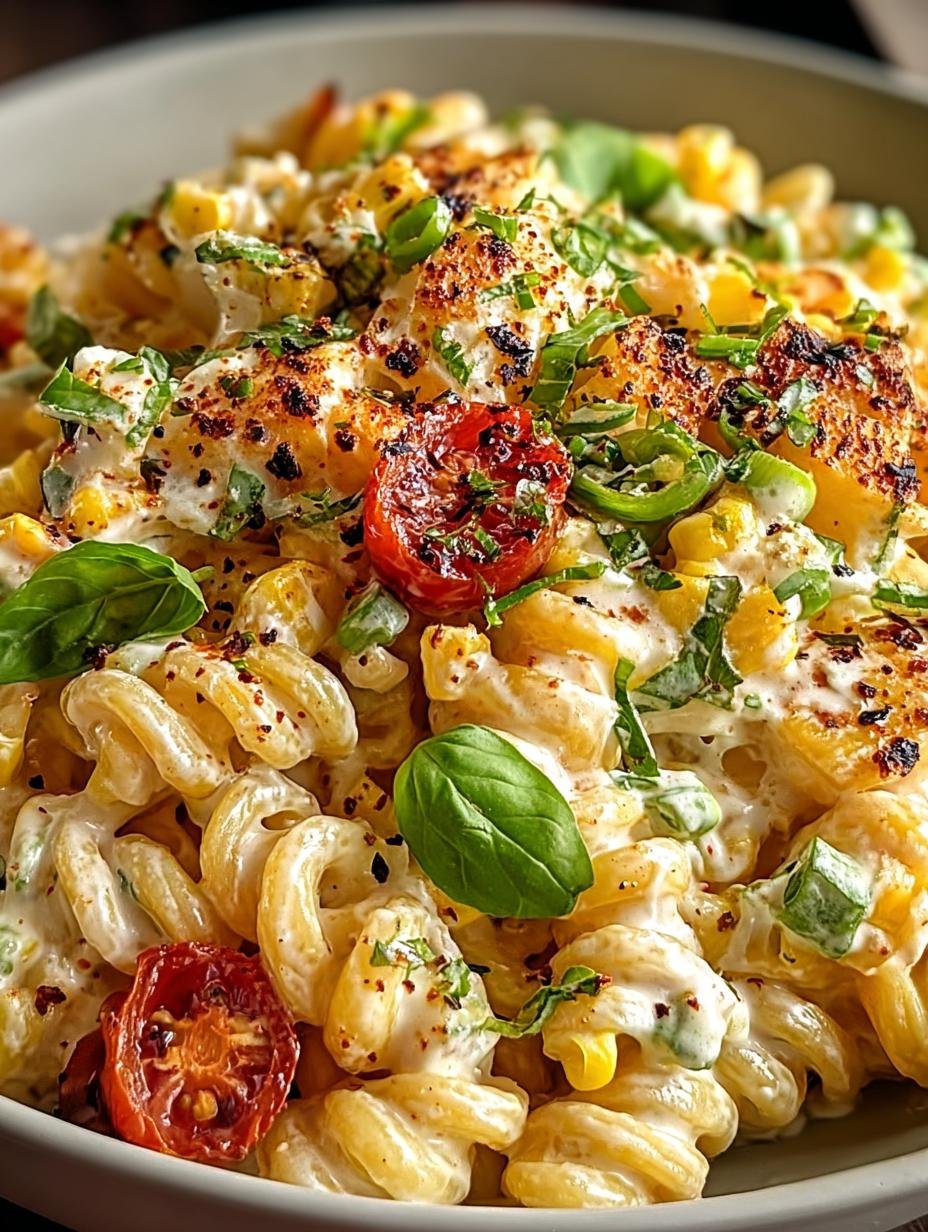 Creamy Street Corn Pasta