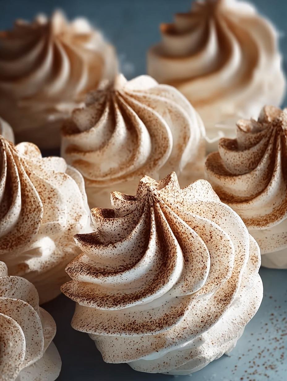 Crispy Coffee Meringues
