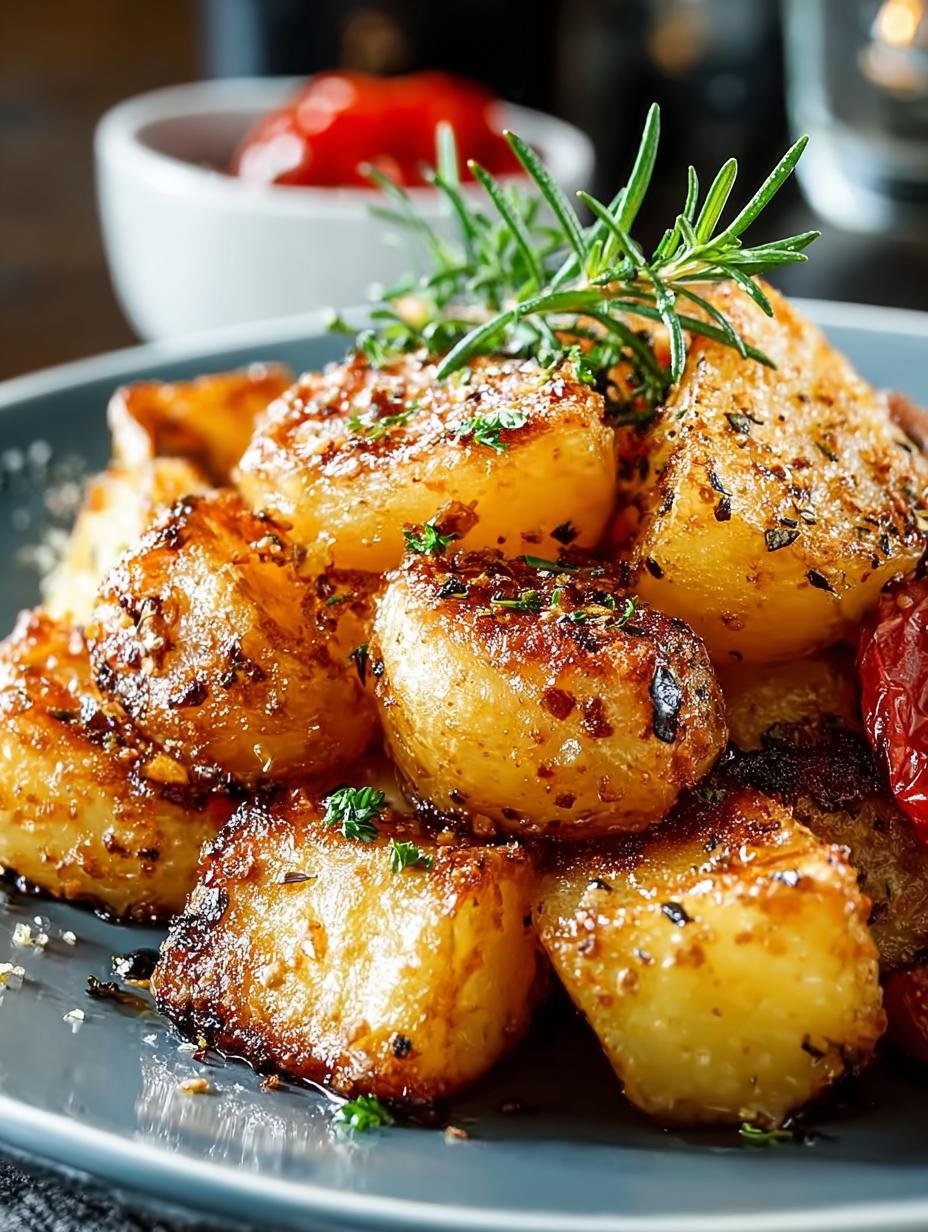Geweldige Crispy Roasted Potatoes in 40 Minuten! - Heerlijk goudbruine en knapperige Crispy Roasted Potatoes vers uit de oven, perfect als bijgerecht