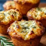 Garlic Rosemary Focaccia Muffins