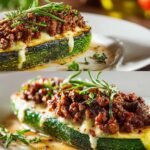 Gefullte Zucchini Mit Hackfleisch