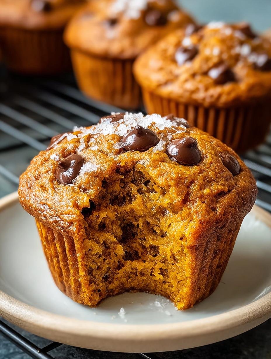 Close-up van een perfect gebakken Gluten Free Pumpkin Muffin, besprenkeld met poedersuiker en klaar om te serveren.