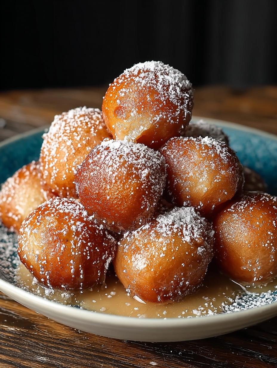 Geweldig: 1 uur Honey Balls Greek Donuts maken - Heerlijke, goudbruine Honey Balls Greek Donuts besprenkeld met honing en kaneel op een schaal