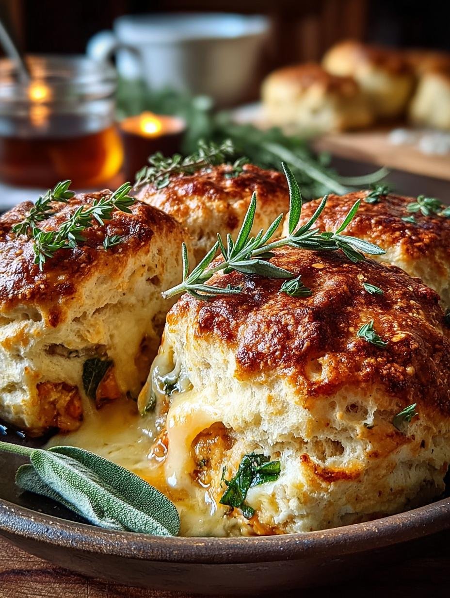 Verrukkelijke Kaas Salie Kalkoen Biskuit Pot voor 4! - Kase Salbeiturkey Biskuit Pot - main visual representation