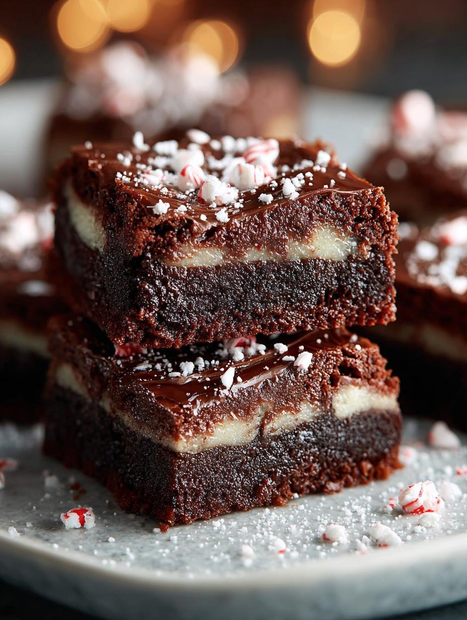 Fantastisch Keto Pfefferminz Brownies Recept: 1 hap! - Keto Pfefferminz Brownies Rezept - main visual representation