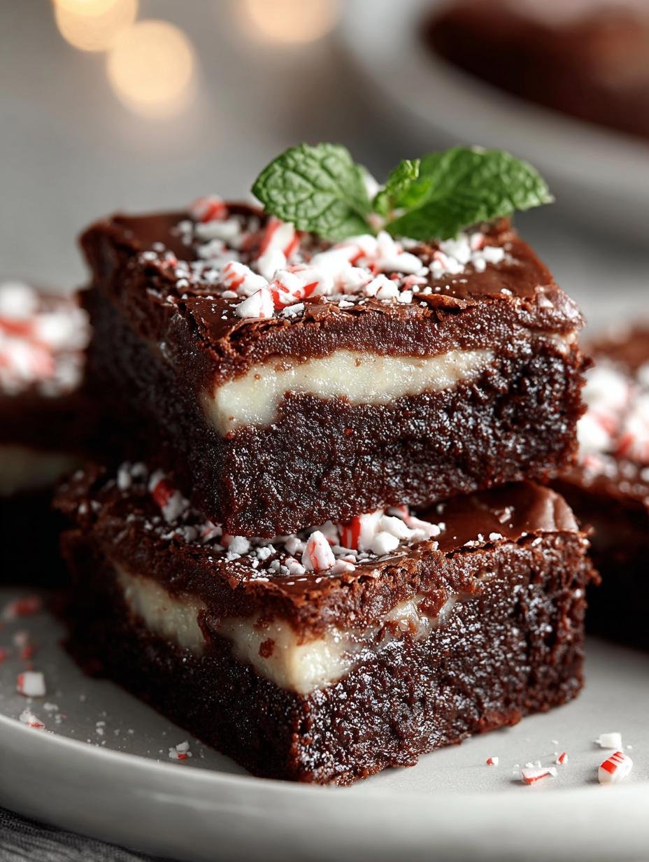 Keto Pfefferminz Brownies Rezept