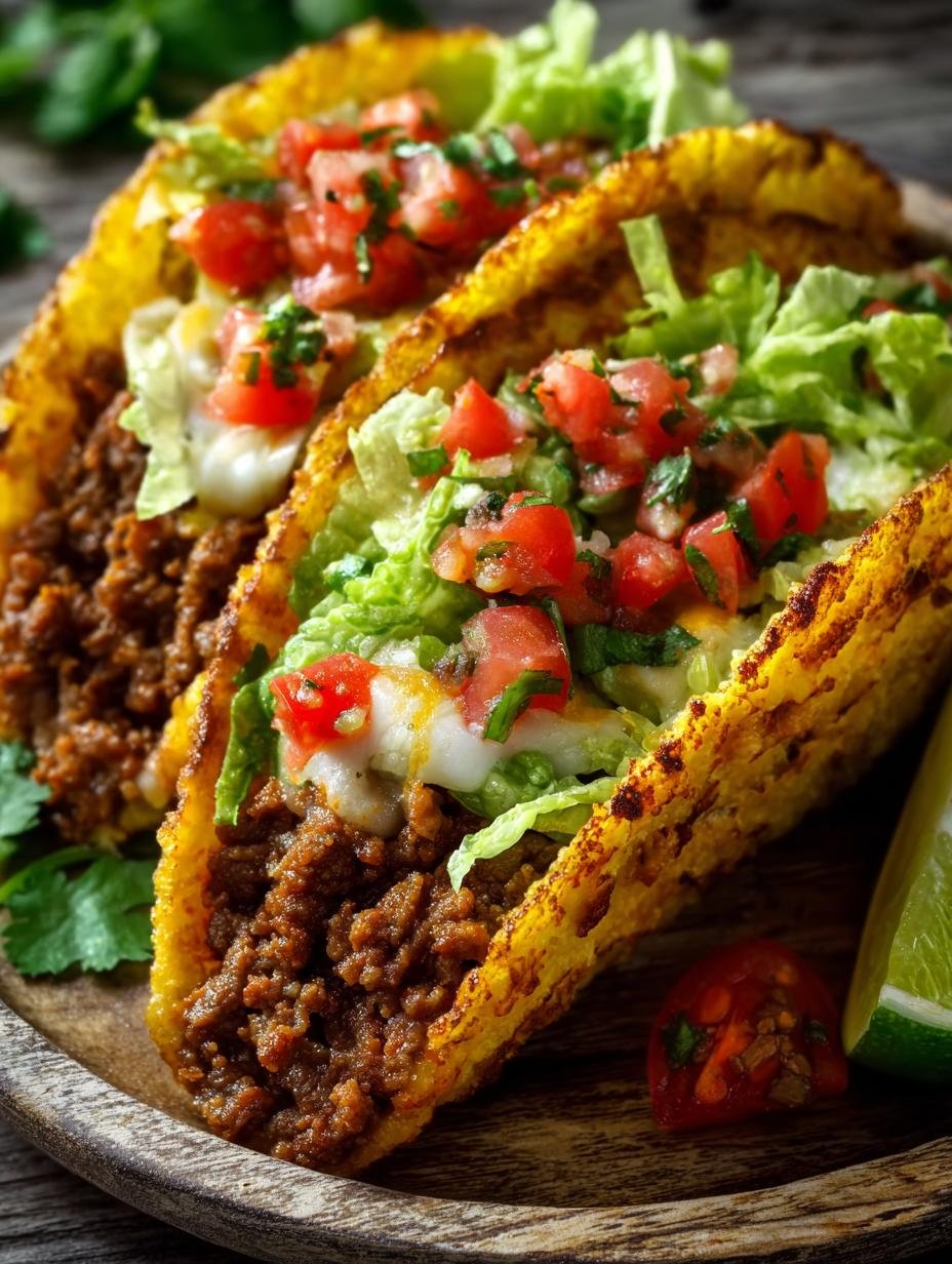 Knusprige Salatblatt Keto Tacos met diverse toppings zoals kaas, avocado en koriander