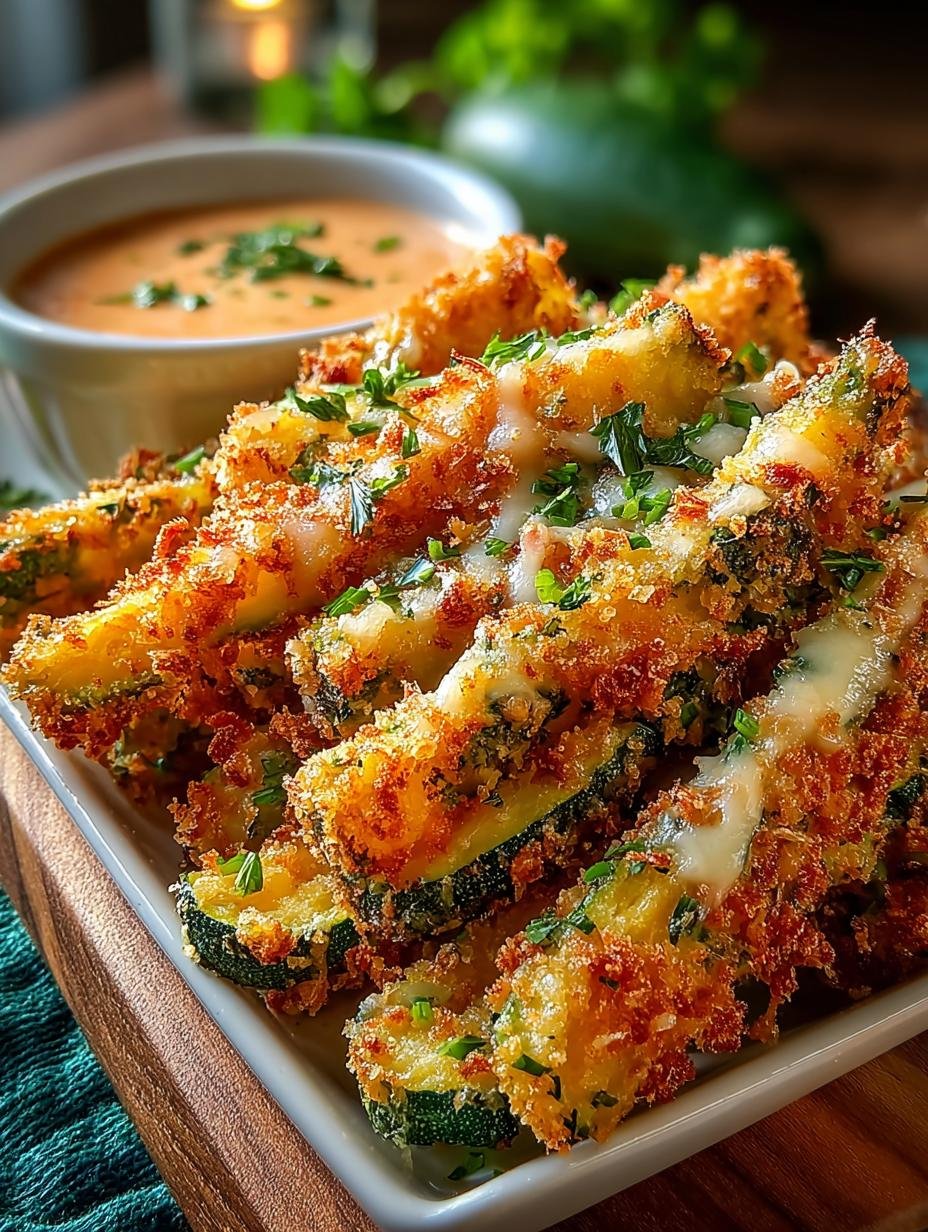 Knusprige Zucchini Streifen Aus