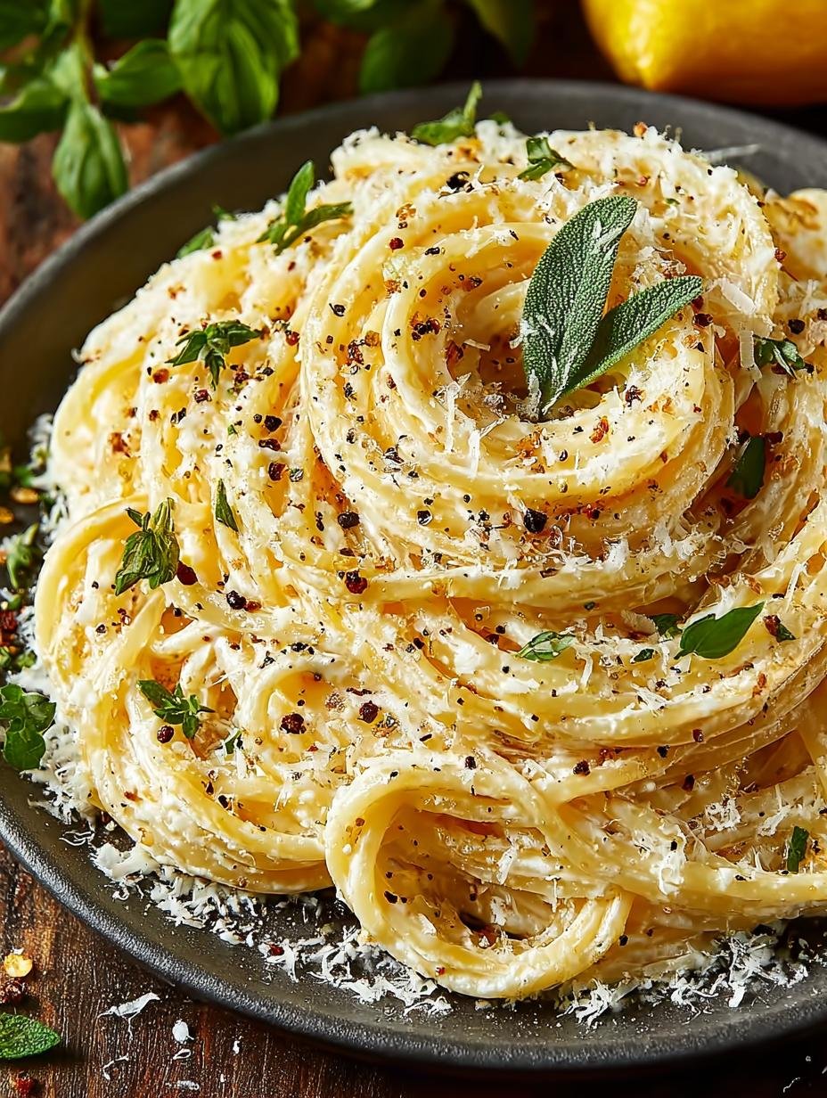 Verbluffende Lemon Ricotta Pasta in 25 Min. klaar - Romige Lemon Ricotta Pasta met verse basilicum en citroen