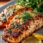 Limonen Dill Krusten Lachs