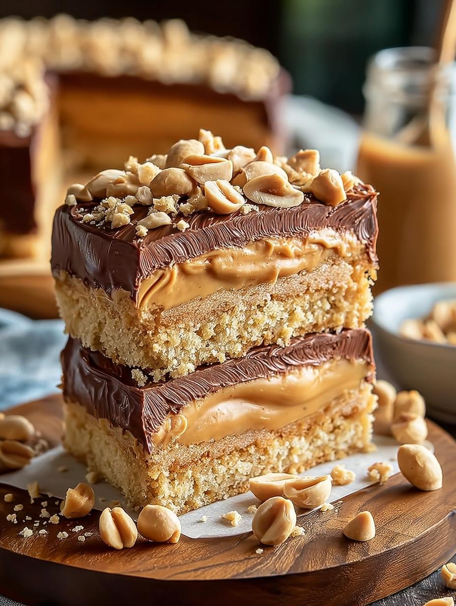 Verrukkelijke Loaded Peanut Butter Layer: 482 calorieën - Loaded Peanut Butter Layer - main visual representation