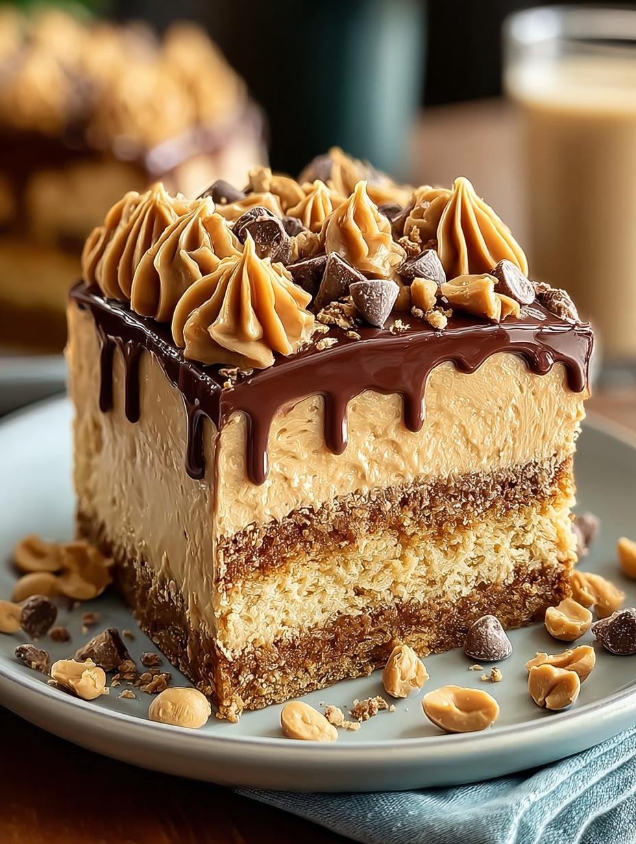 Verrukkelijke Loaded Peanut Butter Layer: 482 calorieën - Loaded Peanut Butter Layer - additional detail