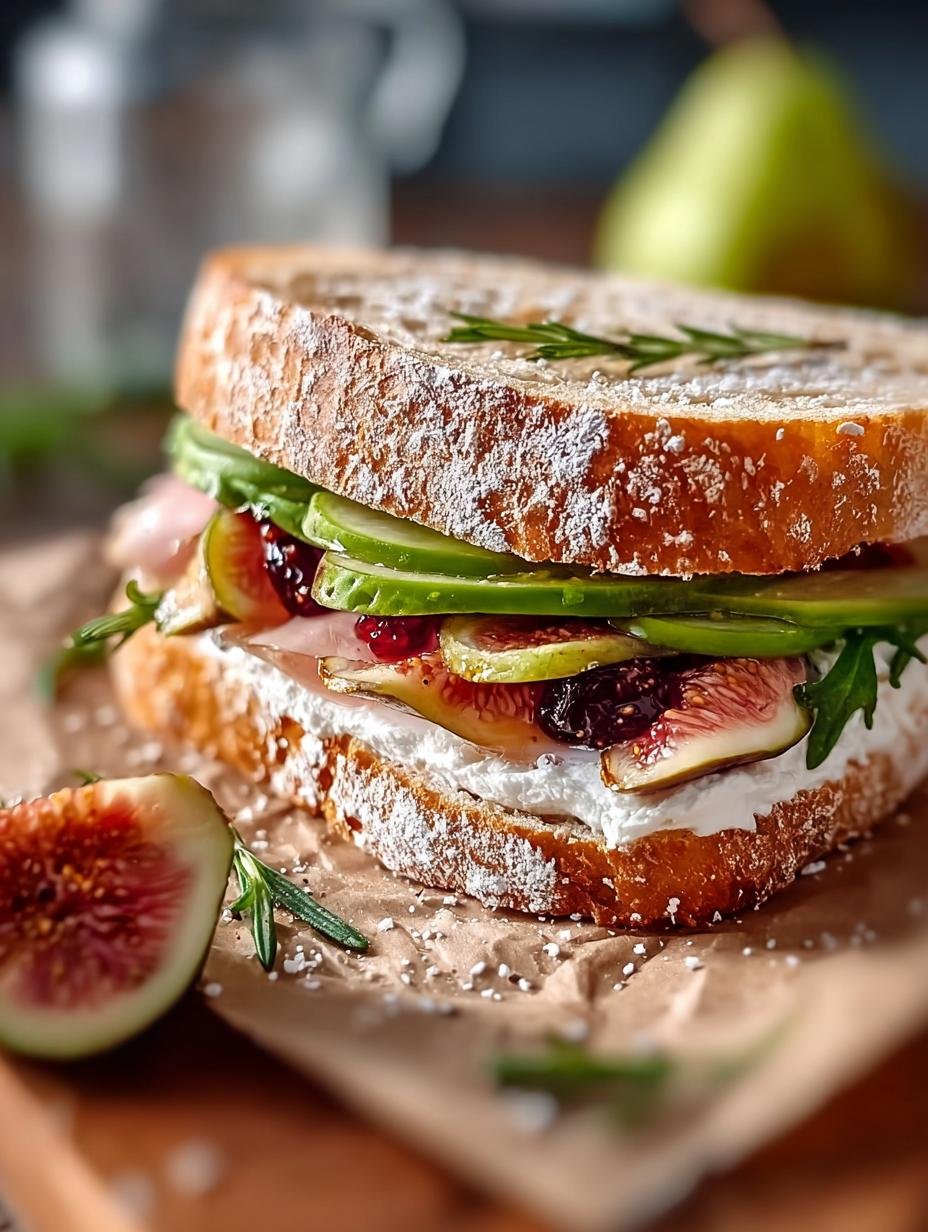 Ultieme Lunch Fig Jam Sandwich: 100% verrukking! - Lunch Fig Jam Sandwich - additional detail