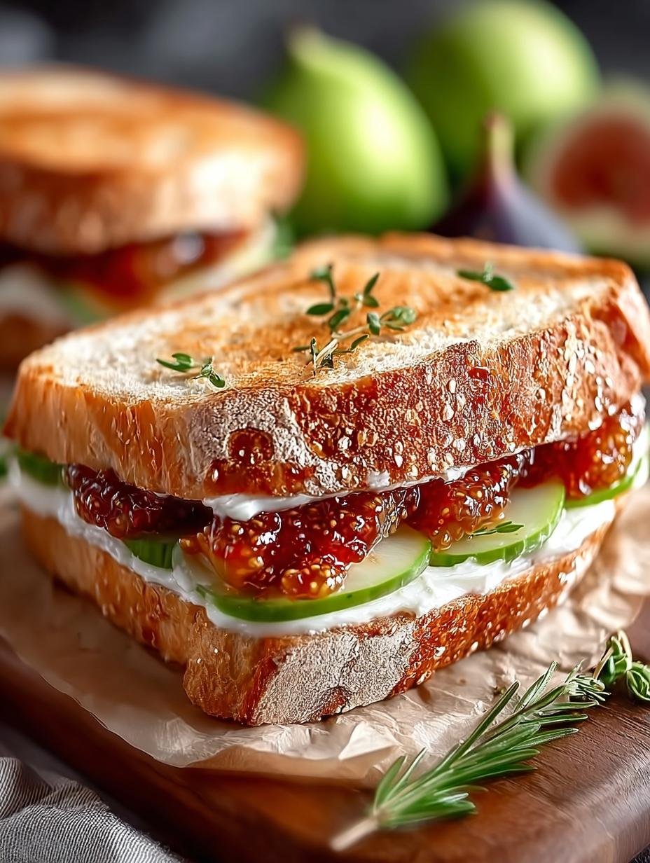 Lunch Fig Jam Sandwich