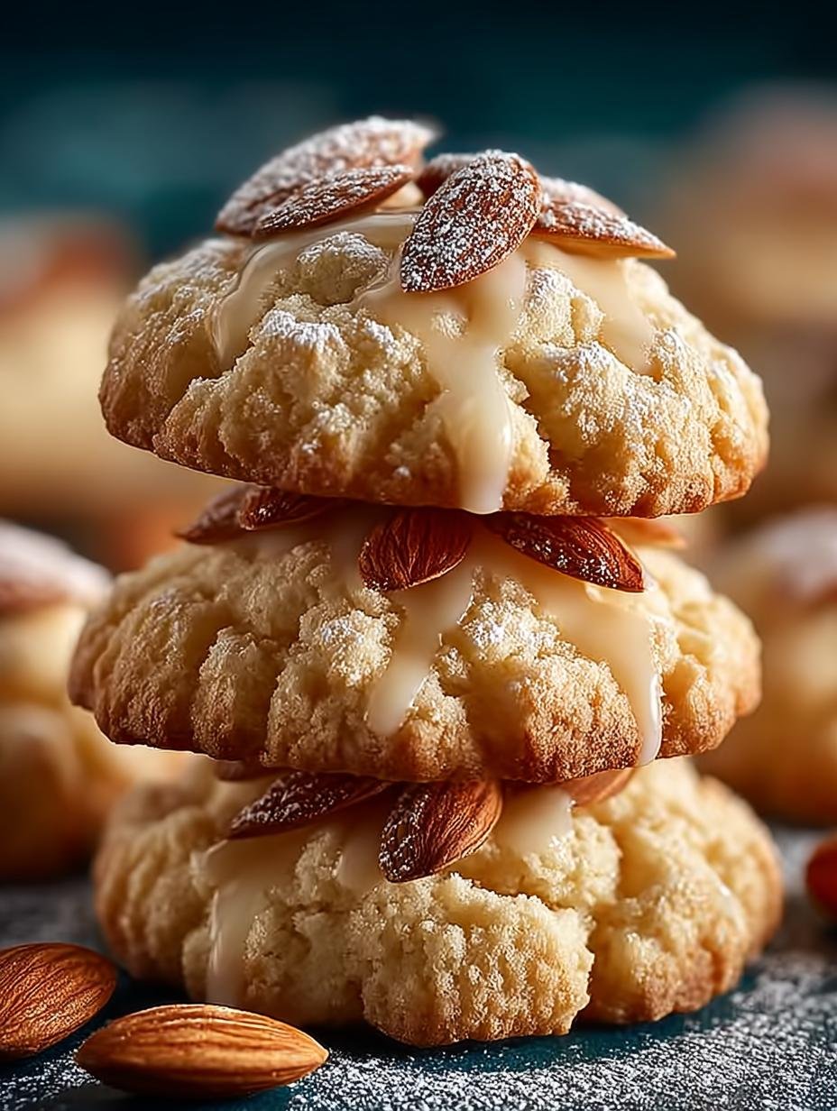 Marzipan Wolkenplaetzchen Mit Mandeln