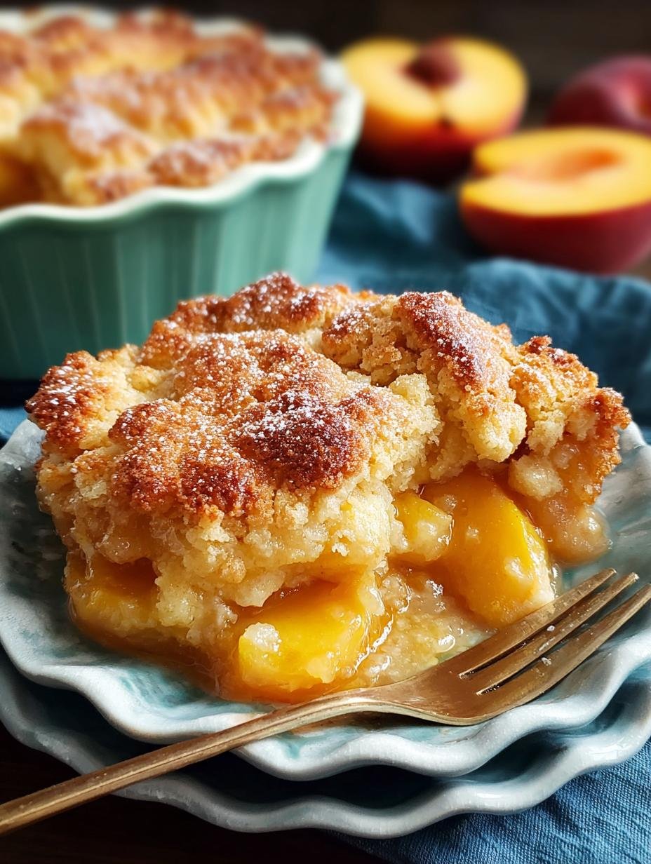 Moms Peach Cobbler