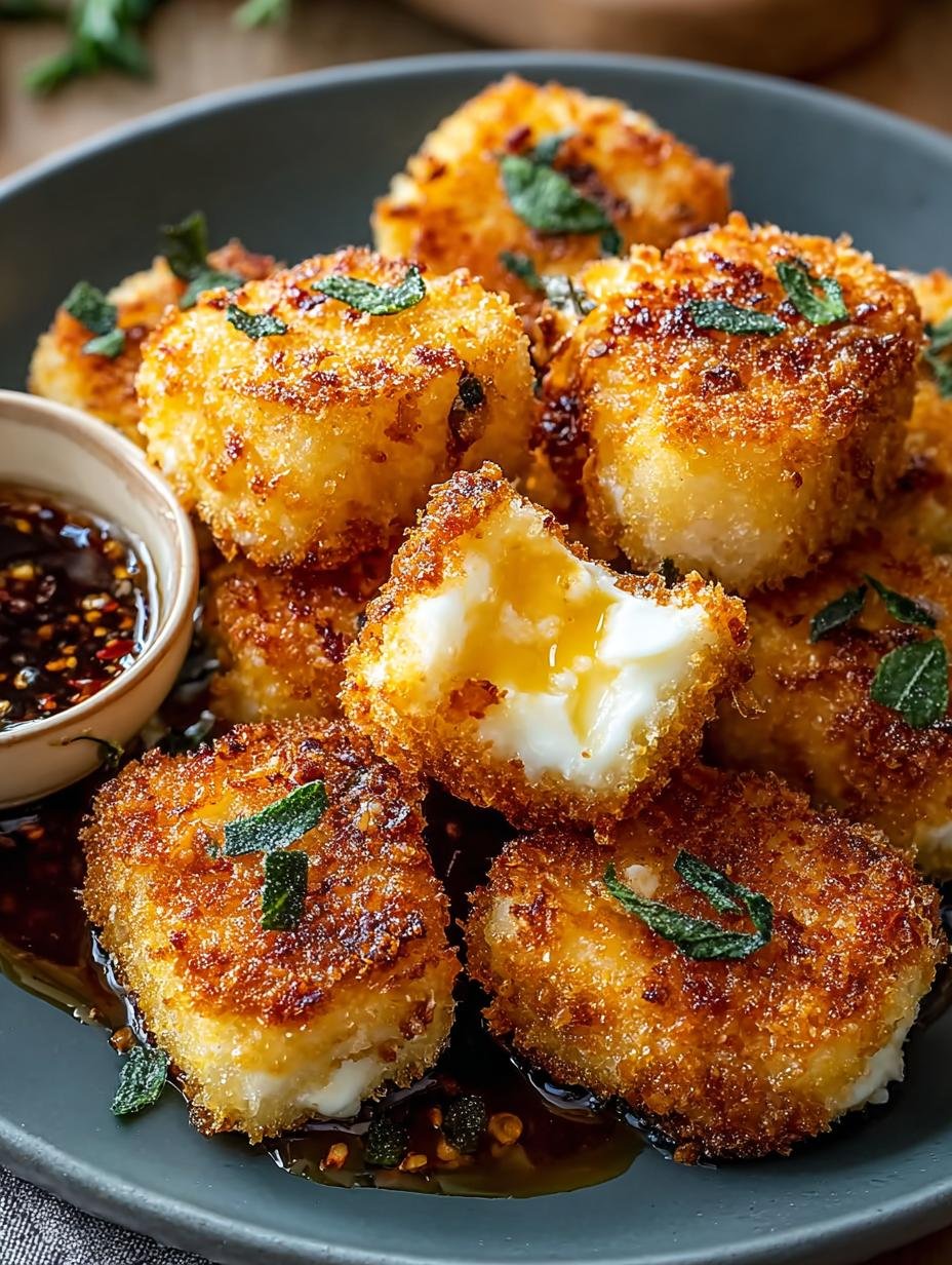 Oven Fried Halloumi Bites