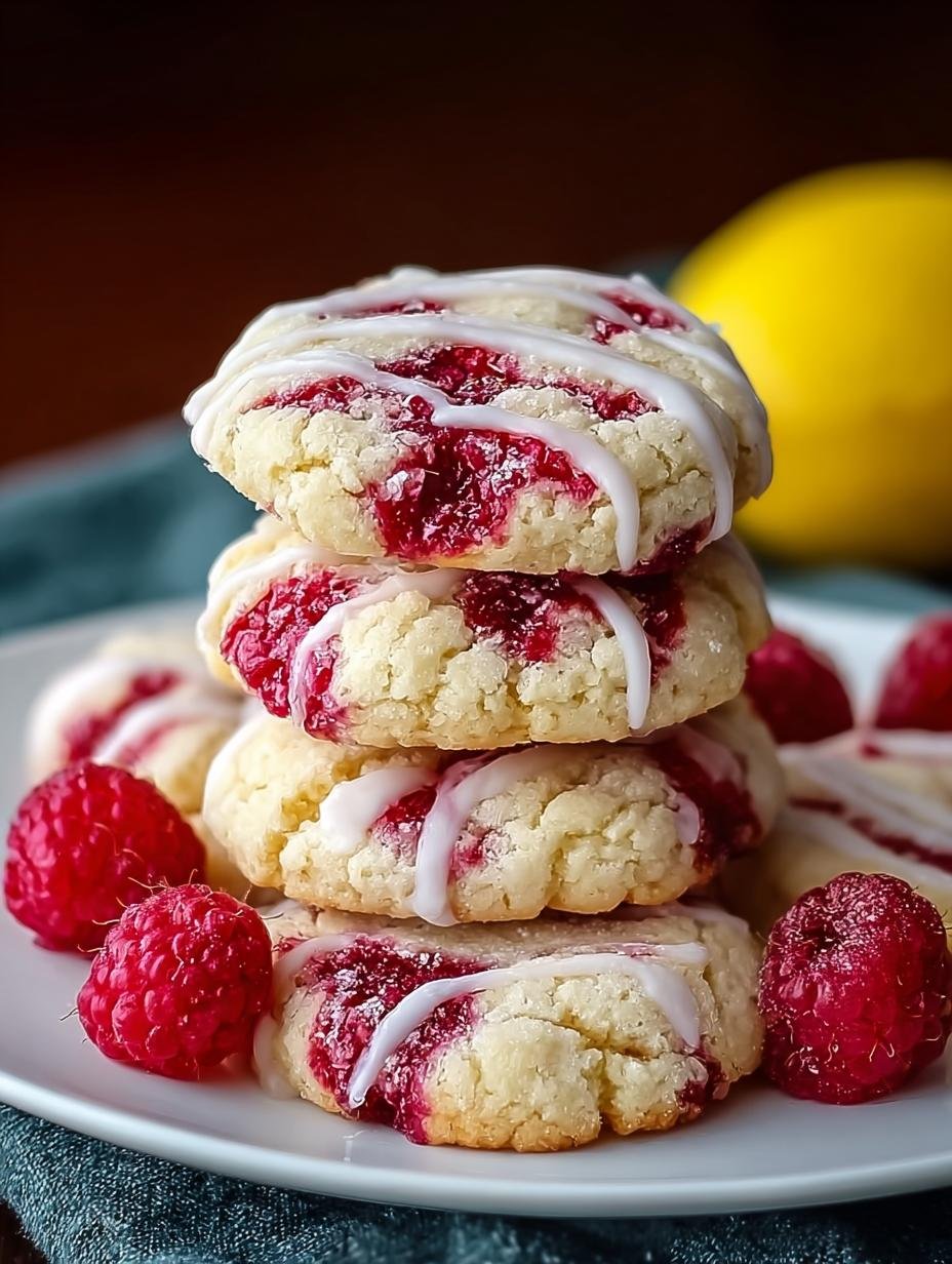 Raspberry Lemon Cookies