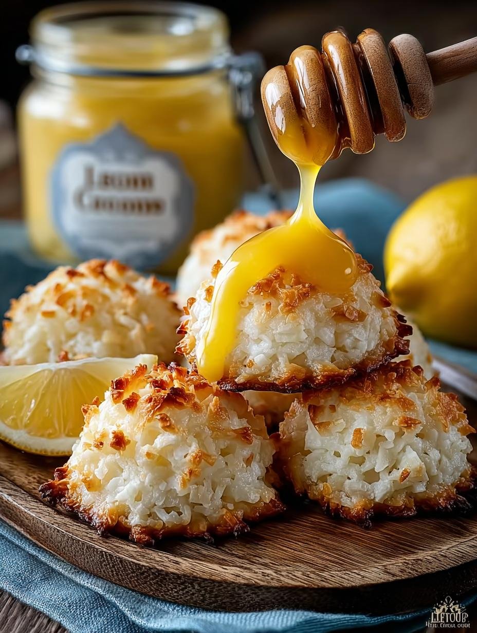 Verrukkelijke Saftige Kokosmakronen Met Lemon: Een Zoete Offerte - Saftige Kokosmakronen Mit Lemon - additional detail